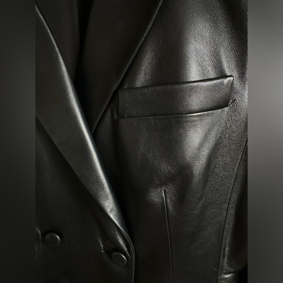 🖤Antonio Melani 100% Leather Blazer🥂 - Picture 7 of 8
